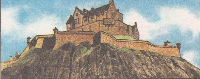 Эдинбургский замок в Шотландии воздвигнут на развалинах древнего вулкана, потухшего 340 миллионов лет назад